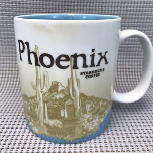 Tazza da caffè Starbucks Phoenix Arizona Global Icon City Series 2009 tazza da tè 16 oz  - Foto 1 di 7