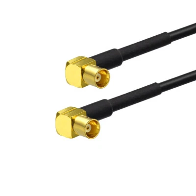MCX Female RA to MCX Female Right Angle Pigtail lead RG174 20cm For Wireless - Image 1 of 3