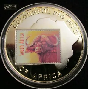 UGANDA, 1000 CHELINES 2001, BÚFALO, PRUEBA. - Imagen 1 de 2
