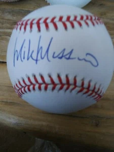Mike Mussina signiert OAL BALL BUDIG GARANTIERT PSA/DNA ODER JSA - Bild 1 von 2