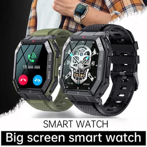 K55 Digital Wristwatch High Clarity Health Monitoring Men Bt Calling Sports - Zdjęcie 1 z 16
