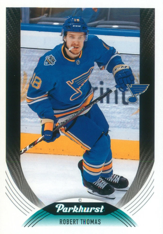 Robert Thomas 2020-21 Upper Deck Parkhurst Hockey Base Card #120 St. Louis Blues - Image 1 of 2