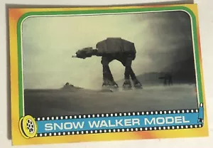Tarjeta coleccionable vintage Star Wars Empire Strikes Back modelo Snow Walker #346 - Imagen 1 de 2