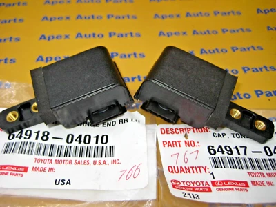 Cubierta de extremo de bisagra para Toyota Tacoma Tonneau tapa trasera derecha e izquierda genuina OEM Foto 1 de 3