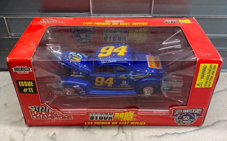 1998 Racing Champions Stock Rods Bill Elliott #94 Mac Tonight 1/24 Scala! - Immagine 1 di 3