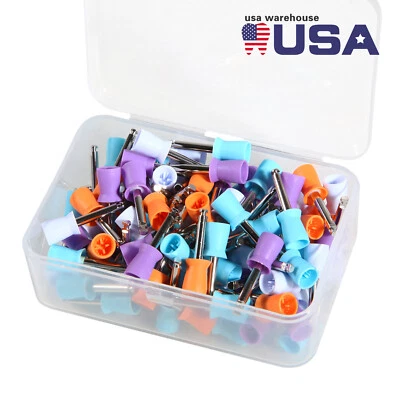 Dental de goma profilaxis de pulido de dientes Copas de pulido de tipo pestillo Foto 1 de 4