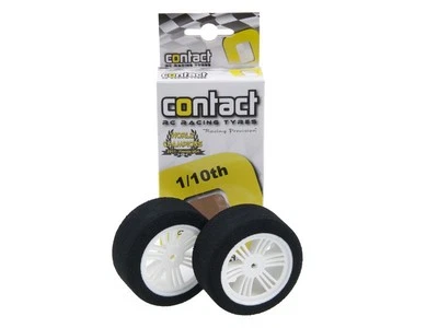 Contact 1:10 Komplettrad Elektro # 40 Shore Japan Reifen Moosgummi RC J14005 - Bild 1 von 2
