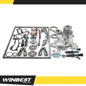 Timing Chain Kit Oil Water Pump fit 03-15 Toyota Tacoma Tundra 4.0L VVT Solenoid - Picture 1 of 24