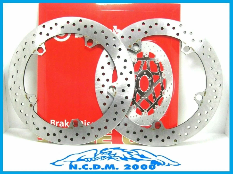 COPPIA DISCHI FRENO ANTERIORE BREMBO SERIE ORO BMW R GS ADVENTURE 1200 2013-2018 - Immagine 1 di 1