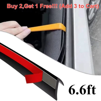 For Toyota 2M V-Shape Car Side Window Trim Edge Moulding Rubber Sealing Strip - Image 1 of 4