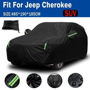 Cubierta completa impermeable para coche Jeep Cherokee SUV nieve protección resistente a los rayos UV - Imagen 1 de 14