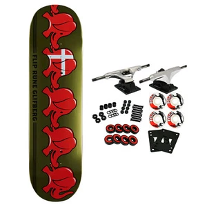 Flip Skateboard Complete Rune Glifberg Elephants 8.625" x 32.42" - Picture 1 of 5