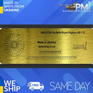LMG BA-72058 1/72 Lüfterrollen - Royce Pegasus 105 Stärke 0,1mm - Bild 1 von 3
