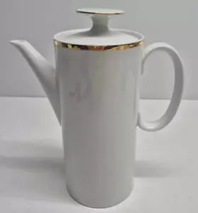 Thomas Germany Medaillon Goldband Kaffeekanne mit Deckel (D31) (a) Porzellan - Bild 1 von 9
