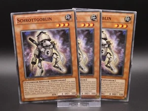Yugioh Playset 3x Schrottgoblin DREV DE020/ Common/ Excellent/ Deutsch - Bild 1 von 1