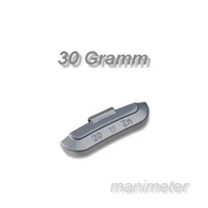 25 x 30g Zn Auswuchtgewichte, Schlaggewichte, Stahl - Bild 1 von 1