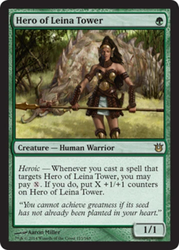 Hero of Leina Tower - Foil ~ Moderately Played Born of the Gods MTG Magic Ultima - Image 1 of 1