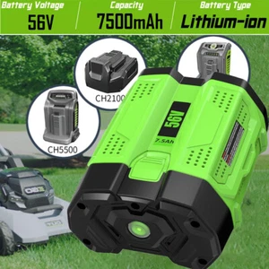 9.6Ah/ 5.0Ah Battery For EGO 56V 56Volt BA1400 POWER Lithium Ion BA2240 BA2800T - Picture 1 of 18