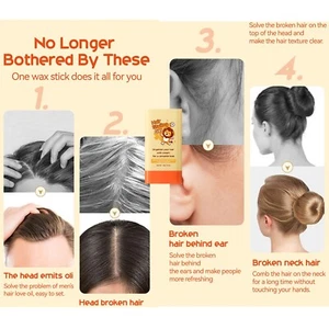 Adults Kids For All Hair Types Weddings Hair Wax Stick Easy To Use 1Pc Compact - Picture 1 of 6
