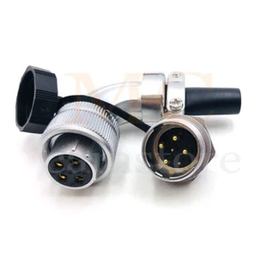 WEIPU WS20 6pin waterproof connector, industrial right angle power plug socket - Picture 1 of 7
