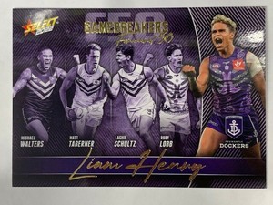 2022 Footy Stars Gamebreakers F50 GB26 Liam Henry Fremantle