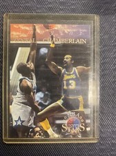 1996 Topps Stars - Imagine #I-1 Wilt Chamberlain, Shaquille O'Neal