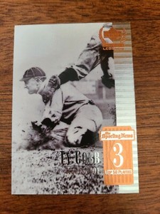 1999 Upper Deck Century Legends #3 Ty Cobb