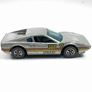 1982 Hot Wheels Racebait 308 Ferrari Metallic Silver - Picture 1 of 6