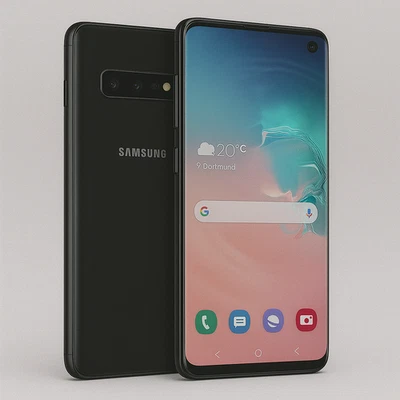 Samsung Galaxy S10 G973F - 128GB - WIE NEU - Schwarz - Android 12 - ohne Simlock - Bild 1 von 3