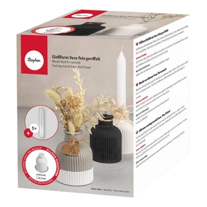 Gießform "Vase fein geriffelt" - Bild 1 von 8