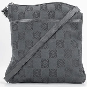 Loewe Repeat Anagram Canvas Shoulder Bag Messenger Bag Used - Picture 1 of 17
