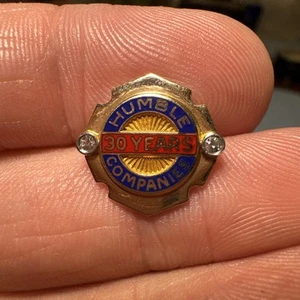 Vintage Humble Oil Company 14k Gold Lapel Pin - Picture 1 of 4