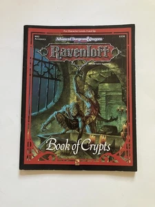 Ravenloft Book of Crypts Advanced Dungeons & Dragons RR2 9336 TSR 1991 Pls Read - Picture 1 of 6
