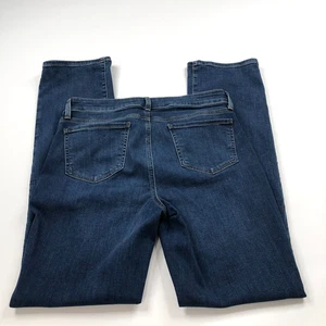 NYDJ Marilyn Straight 10 (Fits 32W 32L) Lift Tuck Mid Rise Denim Jeans - Picture 1 of 11