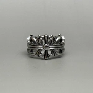 Y2K Silber Gothic Stern Ring - Vintage Style, Größe 8, Unisex, Brandneu - Bild 1 von 4