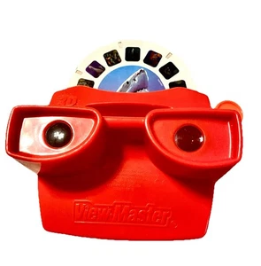 Vintage Viewmaster 3D Viewer Red Tyco Made In USA Comes with 1 Marine Life Reel - Picture 1 of 6