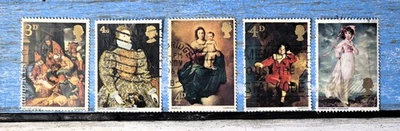Great Britain Set of Painting Stamps 1967-68 Elizabeth II - Sold as Seen U/VF/LH - Image 1 of 2
