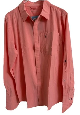 Camisa inteligente Coolibar UPF 50 Fiera para hombre M melocotón manga larga Foto 1 de 4