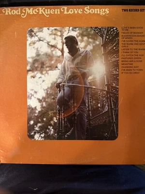 Rod McKuen – Love Songs- 2x Vinyl LP 1974 Stanyan Rec 2SR5073- Gatefold w/Insert - Image 1 of 4