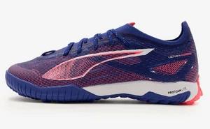 Puma Herren Ultra 5 Pro Cage Stollen Blau Fußballschuhe Freizeit GYM Sneaker 10788901 - Bild 1 von 5