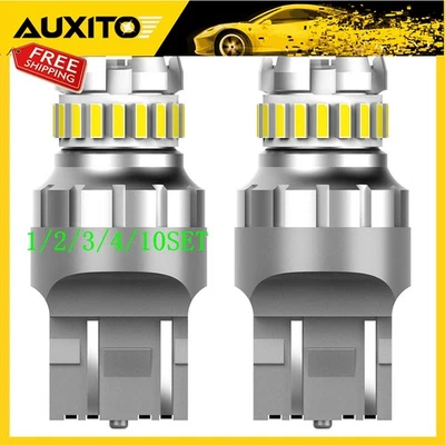 7443 7440 Lâmpada LED de freio de backup reverso traseira parada de estacionamento CANBUS 1~10Set - Imagem 1 de 4