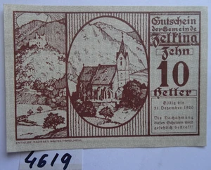 LOWER  AUSTRIA - GEMEINDE  ZELKING - 10 HELLER - AU/UNC - JPR 1267 - Picture 1 of 2