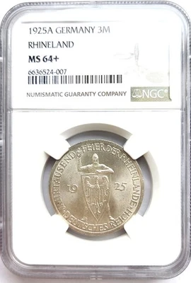 3 Mark Rheinlande 1925 A - NGC 64+ - Bild 1 von 2