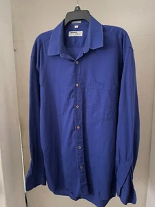 Mondo de Marco Italian Made long Sleeve Shirt Size L 100% Cotton Mens Large - Picture 1 of 4