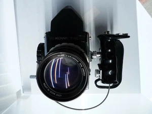 VINTAGE KOWA SIX Medium Form. F.Camera,GRIP and PRISM FINDER+150/3.5 Lens. READ - Picture 1 of 12
