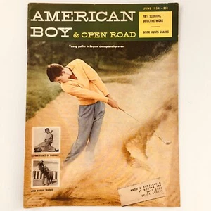 American Boy & Open Road Magazine June 1954 Golfer in Jaycee Championship Event - Picture 1 of 2