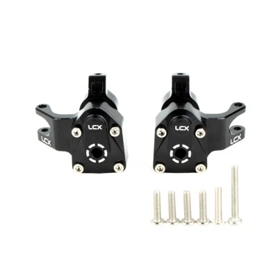 LCX 1/18 RC Crawler CNC Aluminum Front Axle Steering Knuckle Set for Axial UTB18 - Image 1 of 4