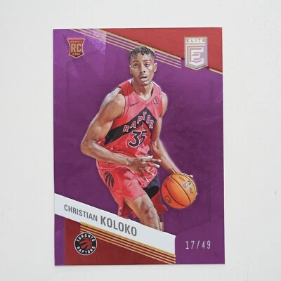 2022-23 Donruss Elite Rookies Purple /49 Christian Koloko #239 Rookie RC - Image 1 of 2