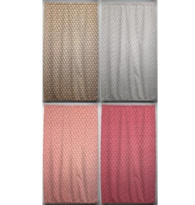 Breezy Swirl French Door Curtain Panel with Tie Back (4 Colors Available) - Picture 1 of 5