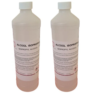 Alcool isopropylique 99,8 %, IPA - Lot de 2 - Livraison Mondial Relay